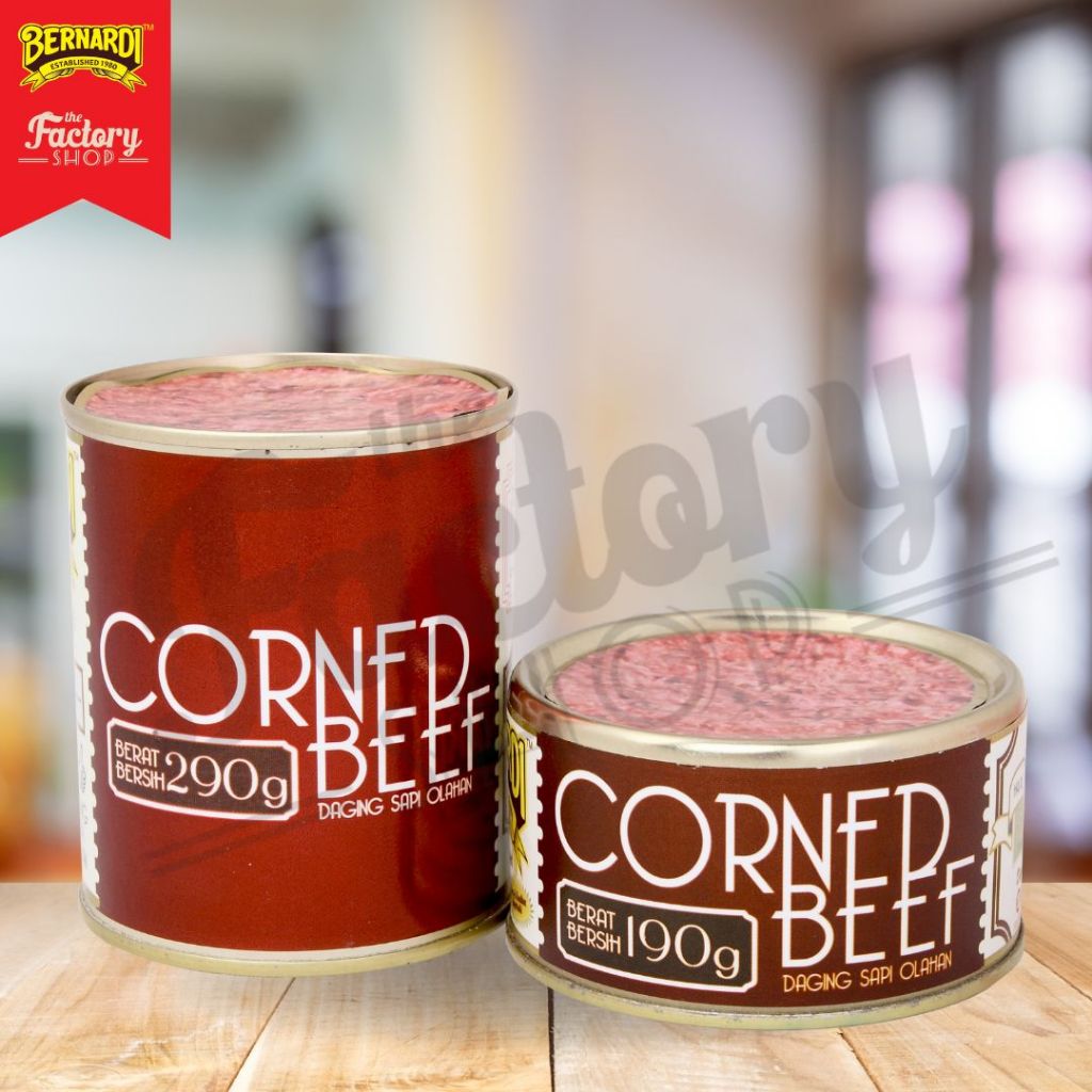 

Bernardi Corned Beef Kalengan Kornet Sapi