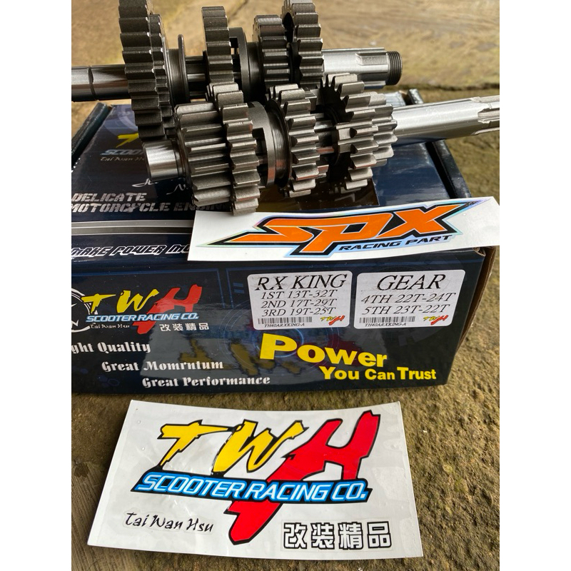 GEAR BOX RASIO RX KING TWH RACING