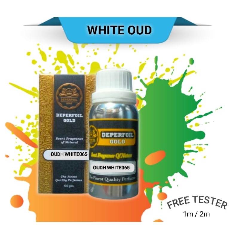 Deperfoil Gold Parfum OUD WHITE 100gr | ROYAL OUD  Aroma Pria wanita