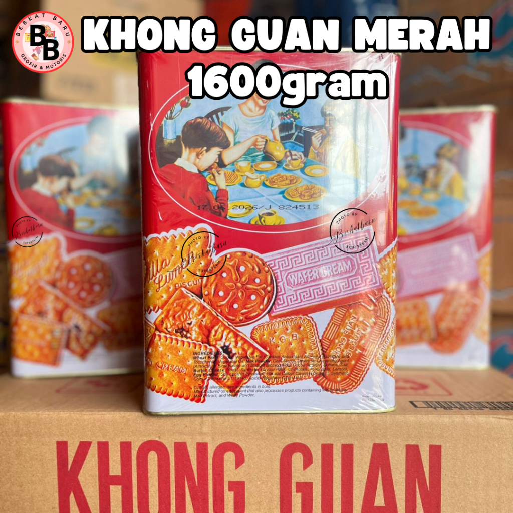 

[BB SNACK] KHONG GUAN MERAH 1600gram