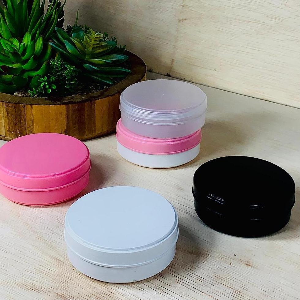 Pot Lulur 100 gram / Pot Pomade / Pot Gatsby / Pot Plastik Hitam Glossy / Pot Cream 100 gram