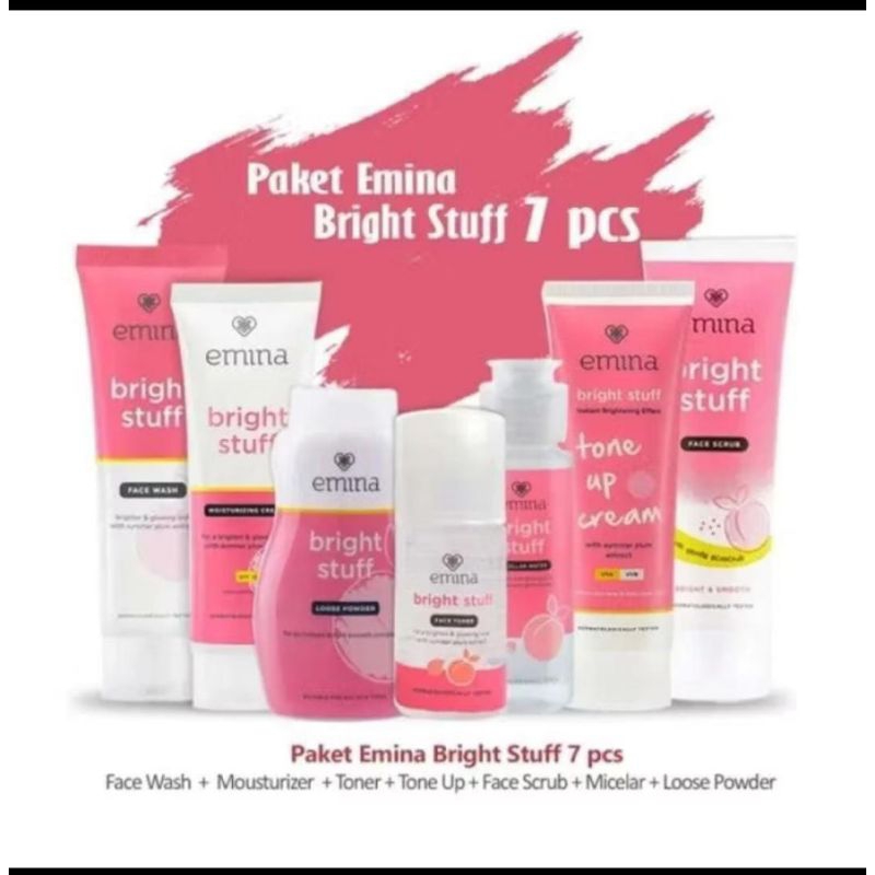 emina paket lengkap pink