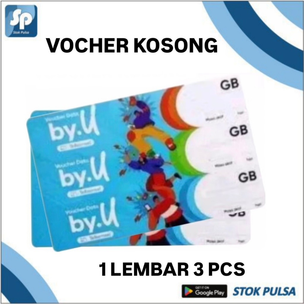 Voucher Kosong byU - Voucher Kosong by.U