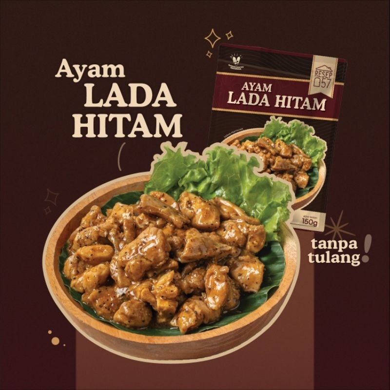 

Resep 57 Ayam Lada Hitam 150gr