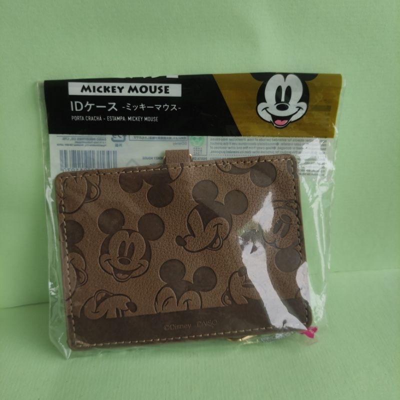 

card holder lanyard name tag daiso jepang cinnamon roll mickey mouse