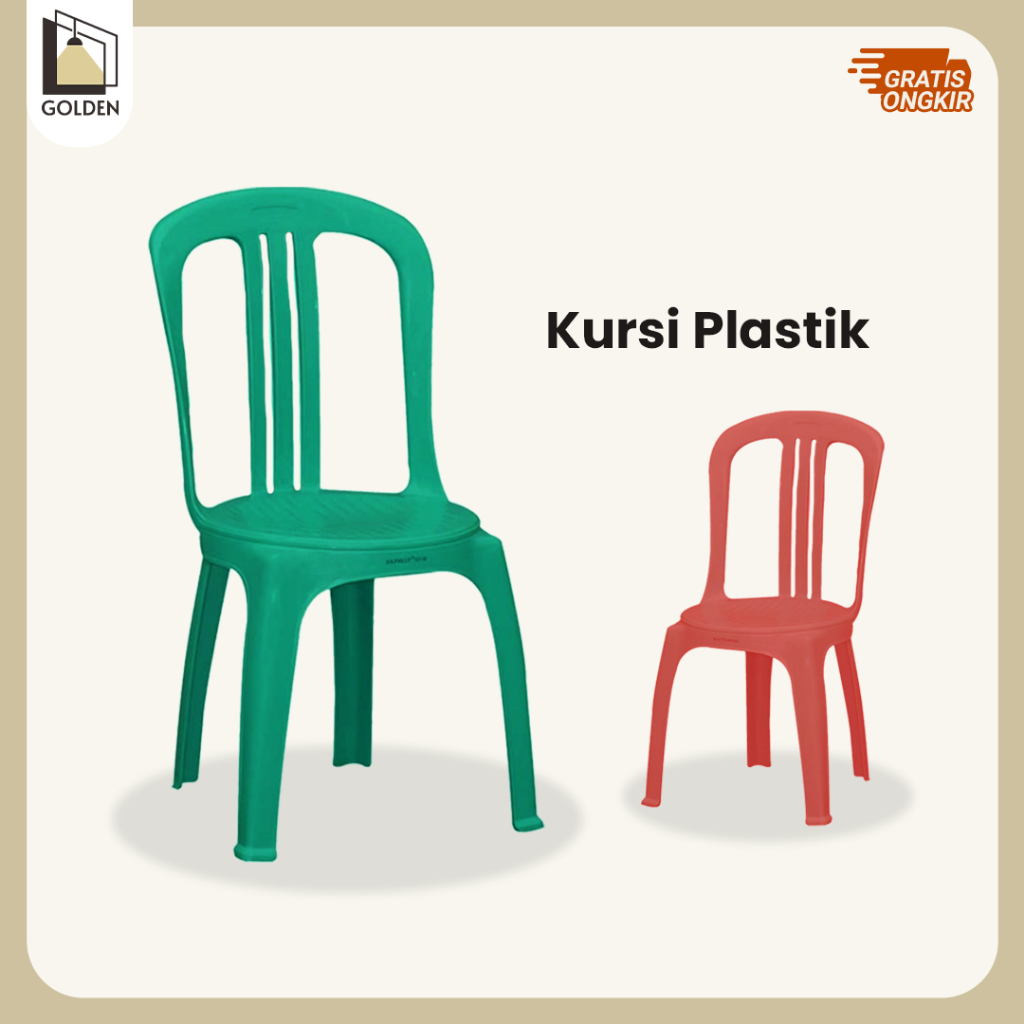 KURSI PLASTIK / KURSI PLASTIK MURAH / BANGKU PLASTIK / KURSI PLASTIK SUSUN