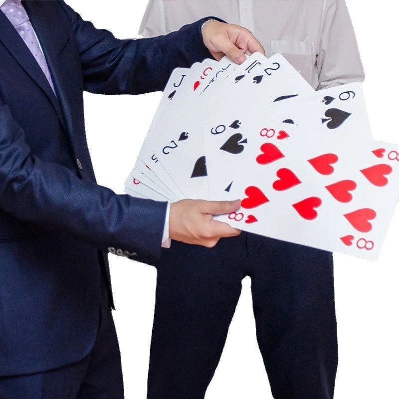 kartu Remi Besar Jumbo /54 Lembar 28x20CM Kartu Remi Jumbo/kartu Remi Unik/kartu Remi Besar