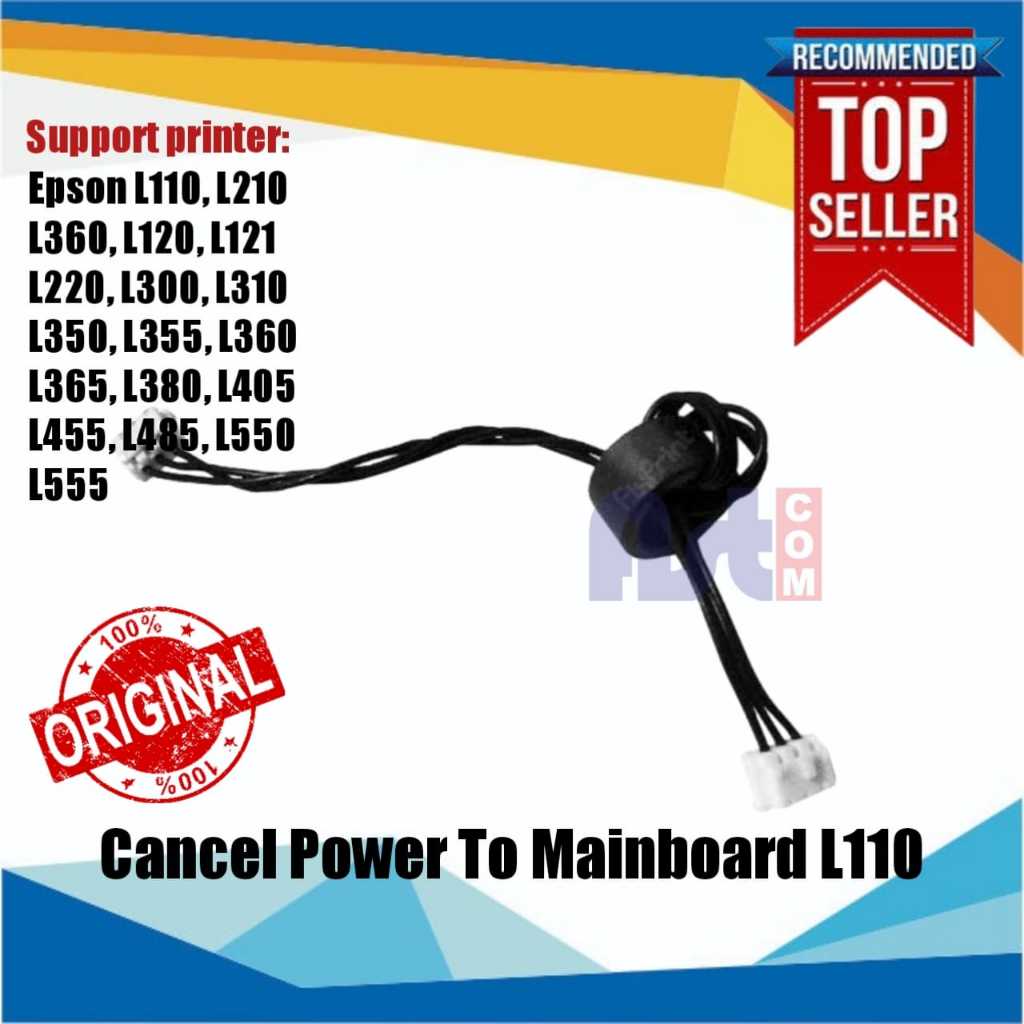 Kable Power Adaptor to Mainboard Epson L110 L120 L121 L210 L220 L300 L310 L350 L355 L360 L365 L380 L