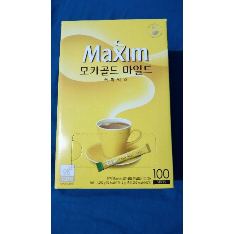 

MAXIM COFFEE mocha gold ISI 100 PCS