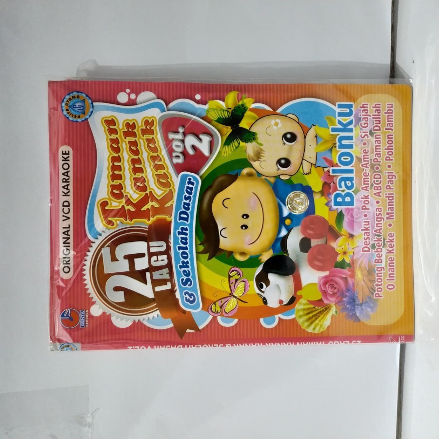VCD Original 25 Lagu Taman Kanak-Kanak & Sekolah Dasar Vol.2