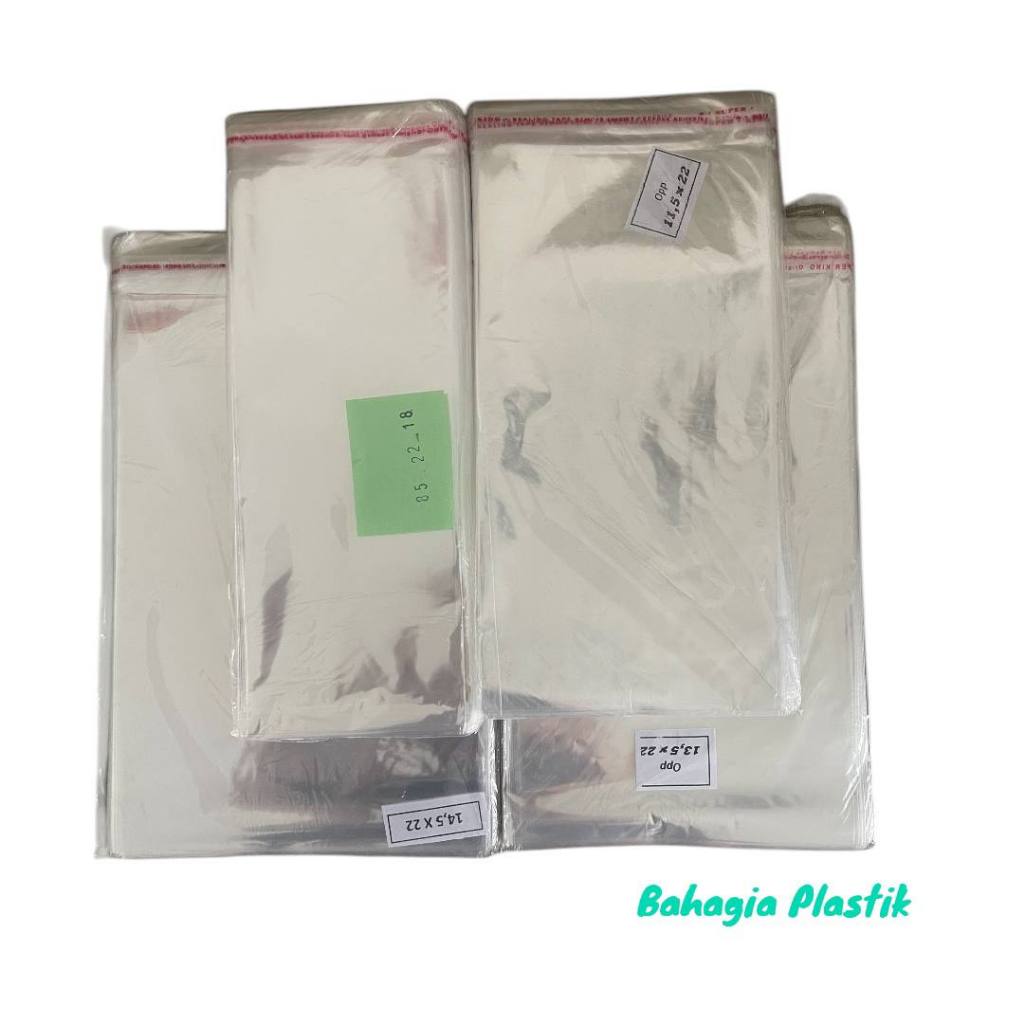 Plastik Opp Undangan , Plastik Undangan Opp 7.5x22 , 8.5x22 , 9,5x22 , 10x22 , 11,5x22 , 12.5x22 , 1