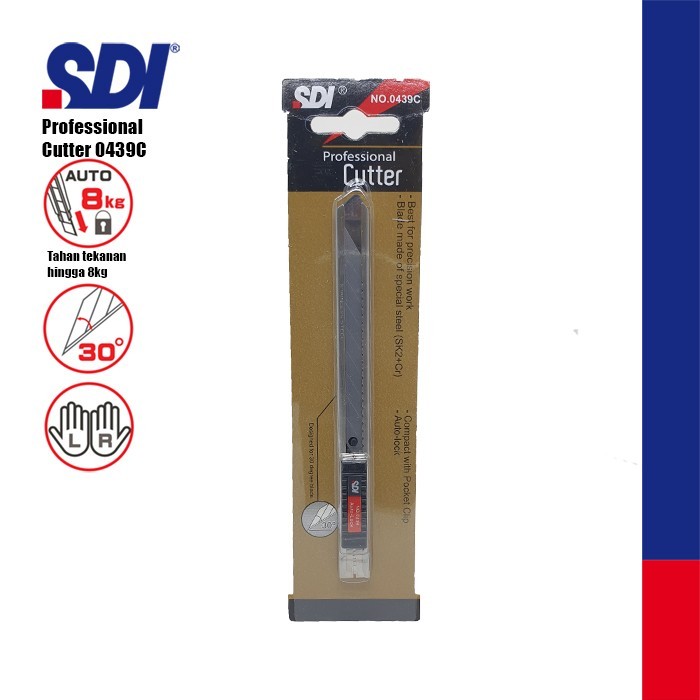 

HJK Professional Cutter 30 Derajat SDI No. 0439C