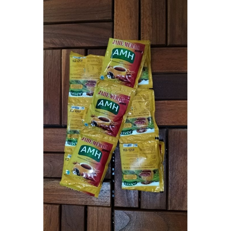 

Jahe merah AMH renceng Isi 10 Sachet Harga Promo Murah !!
