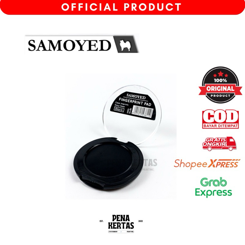 

SAMOYED - Fingerprint Stamp pad - Stempel Sidik Jari