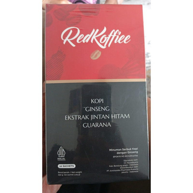 

Red koffiee kopi merah herbal promil stamina cegah diabetes