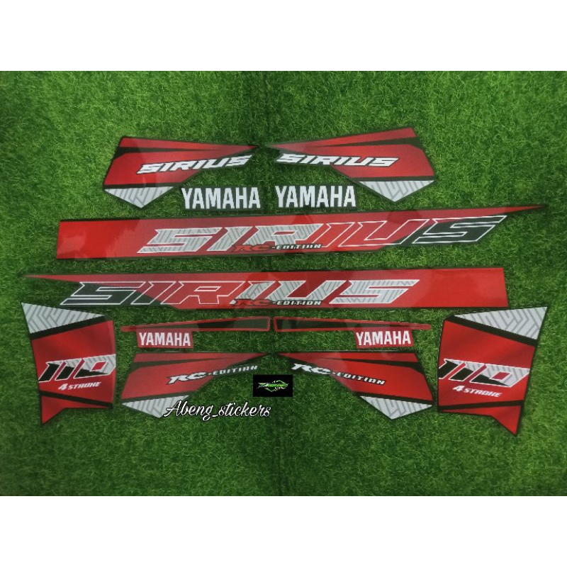 STRIPING STICKER NON TRANSPARAN VEGA R NEW DESAIN SIRIUS RC 110