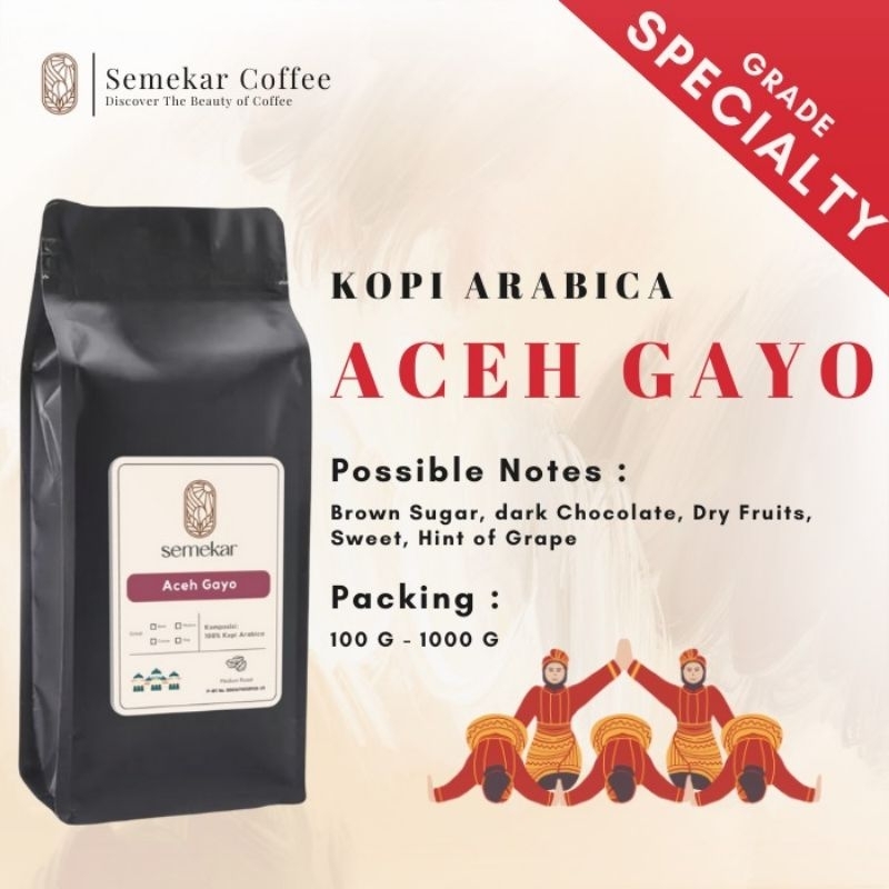 

Kopi Arabica Aceh Gayo Specialty Roasted Beans