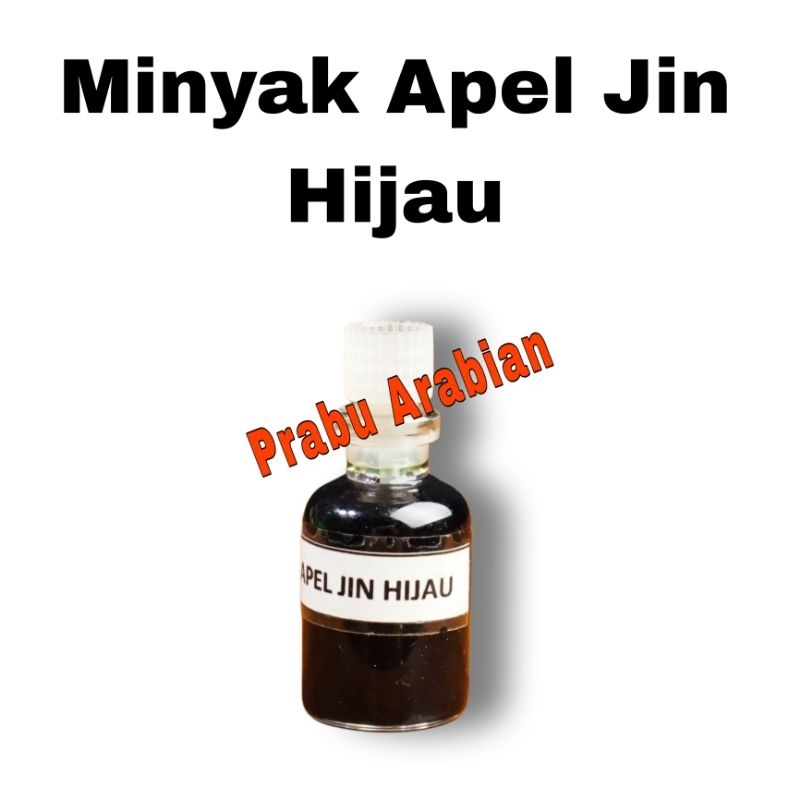 Minyak Apel Jin  Hijau Asli Arab 7 ml - Kualitas Sedang - Untuk Hikmah - Bukan Minyak Dupa Buhur Gah
