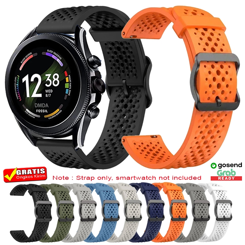 Strap Tali Jam For Fossil GEN 6 5 5E 44mm - Fossil Gen 5 Julianna/Garrett/Carlyle HR/LTE 45mm - Mode