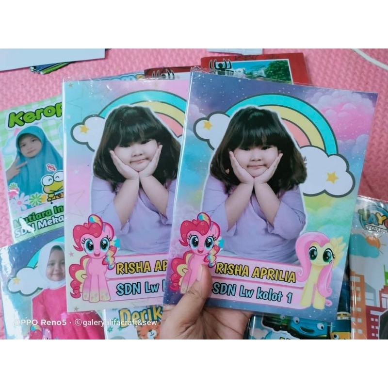 

buku tulis full print foto