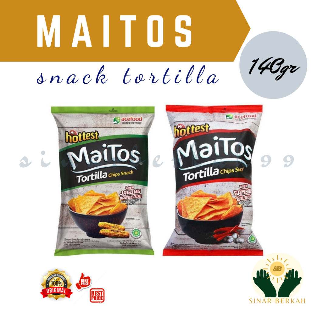 

Maitos Tortilla 140gr Rasa Sambal Balado