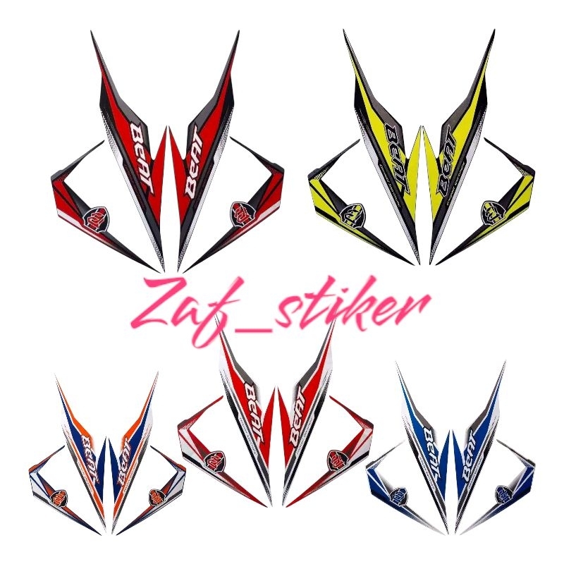 striping stiker motor Honda Beat 2019