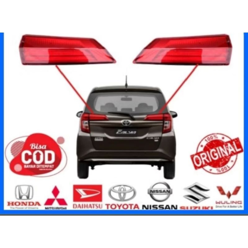 reflektor bagasi mobil calya sigra atau mata kucing mobil calya sigra