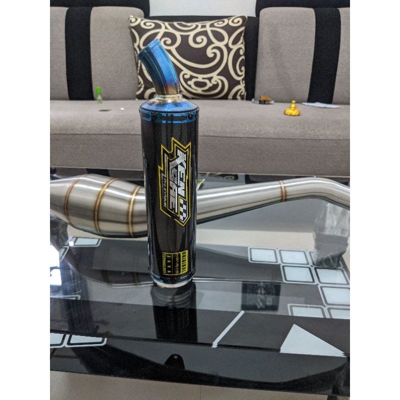 Knalpot racing fizr f1zr slencer karbon kensae pro exhaust