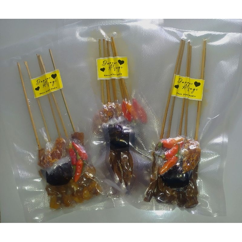 

Sate Maranggi Daging Sapi Khas Cianjur ( Kemasan Baru )