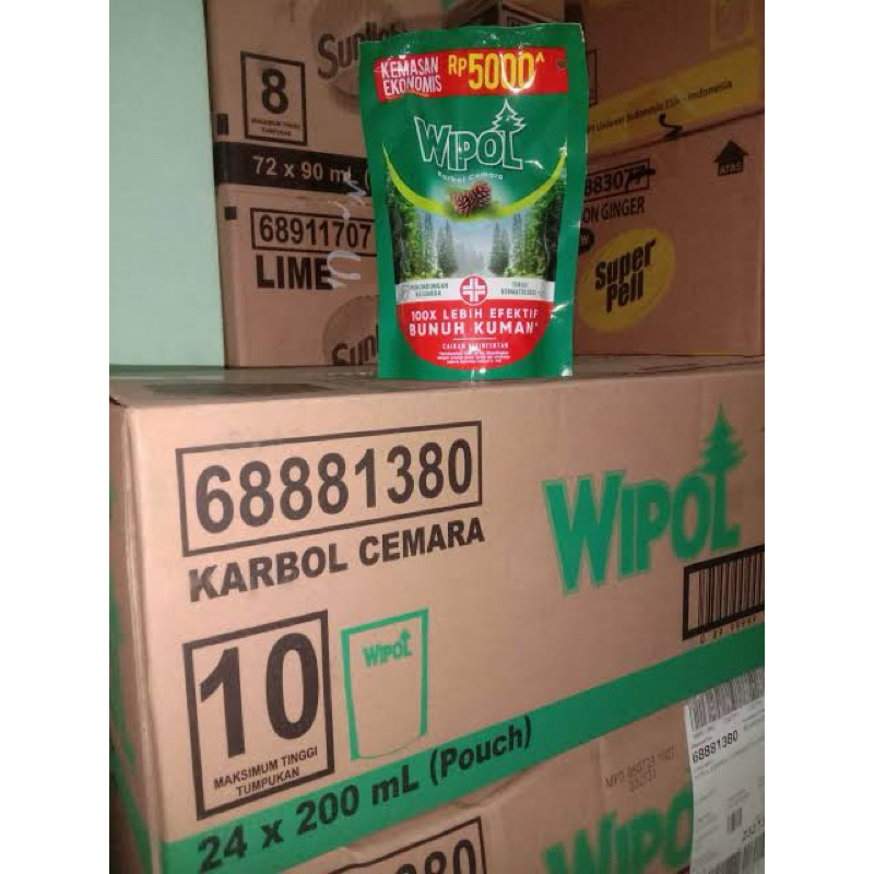 WIPOL POUCH 200ML DUS ( 24 POUCH )