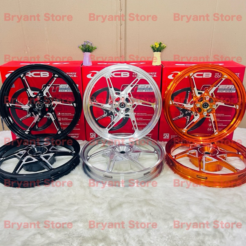 VELG RCB RACING ORIGINAL CT600 185x14 215x14 BEAT SCOOPY VARIO 110 125 150 160 CBS GENIO SPACY MIO S