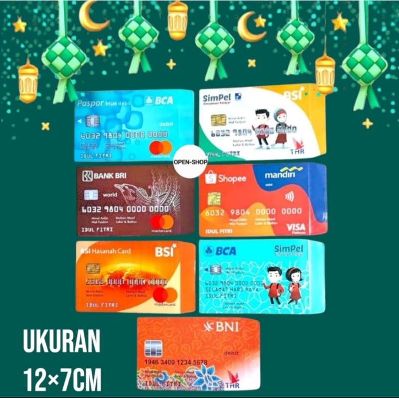

Angpau/Amplop Lebaran Motif ATM isi 10 lembar