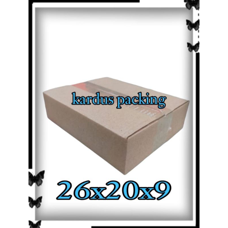 

kardus besar UK.26x20x9 kardus kecil kardus packing