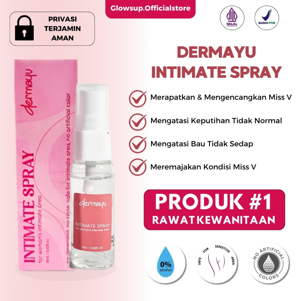 DERMAYU INTIMATE SPRAY 20ML MERAPATKAN VAGINA PENGENCANG MISS V PERAPAT VAGINA PERAWATAN VAGINA RAPA