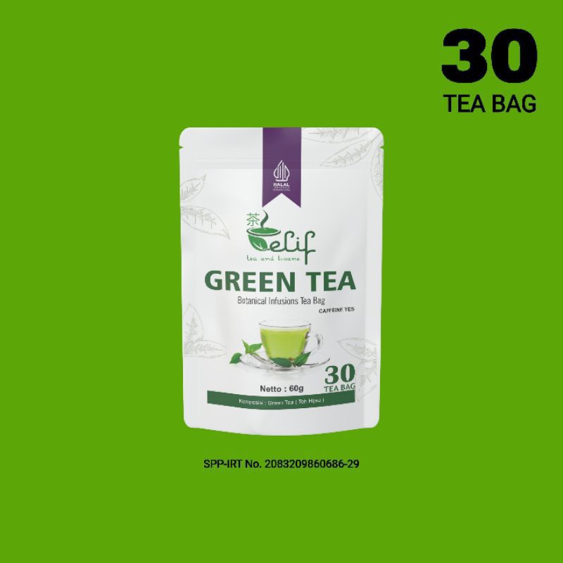 

Green Tea / Detox Green Tea / Teh Hijau / Detox Slimming / Isi 30 Tea Bag