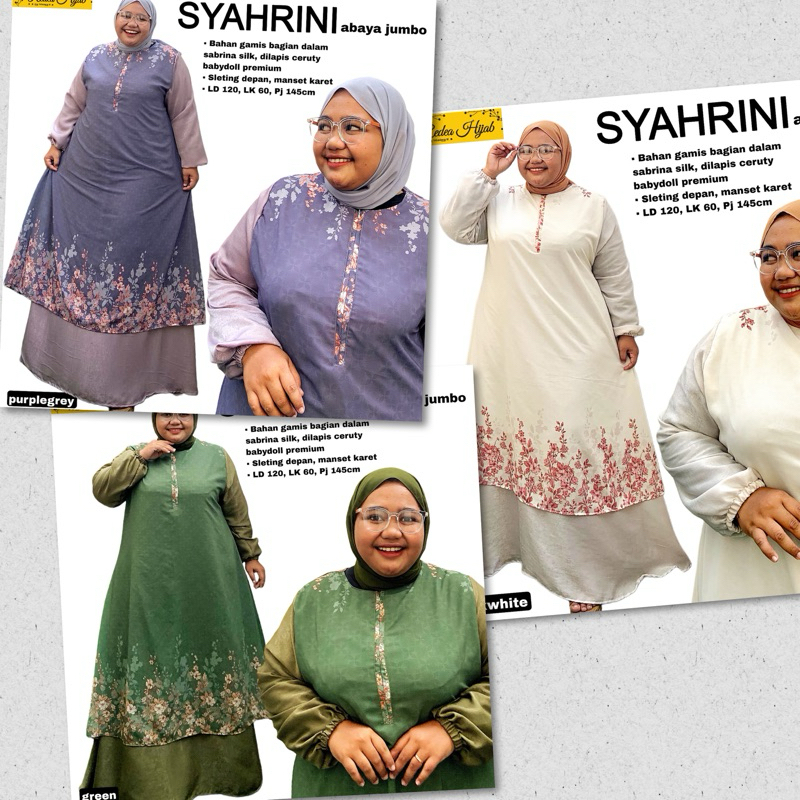 GAMIS SYAHRINI ABAYA JUMBO LD 120 CM