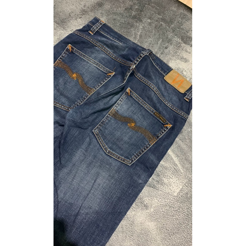 Celana Panjang Jeans Fadding Nudie Jeans Original