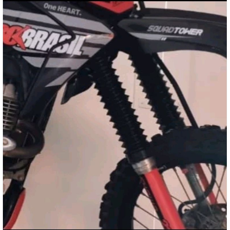 Karet Shok Depan Trail crf230 klx gordon Hitam HRV