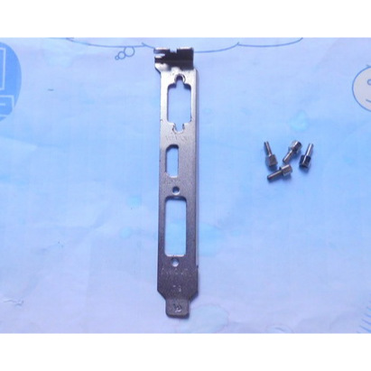 Plat besi / Bracket VGA card 3 lubang 1 slot ( HDMI ) & 4 pcs Screw
