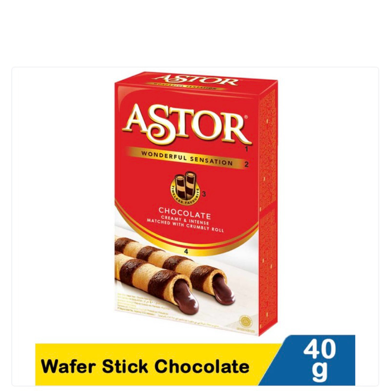 

Astor Wafer Stick Chocolate 40G