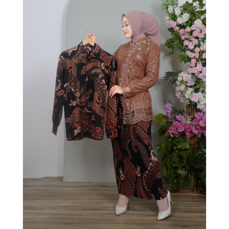 Couple Kebaya Tunangan Lamaran Copel Baju Kondangan Modern||Kebaya kondangan| coupel terbaru sintia