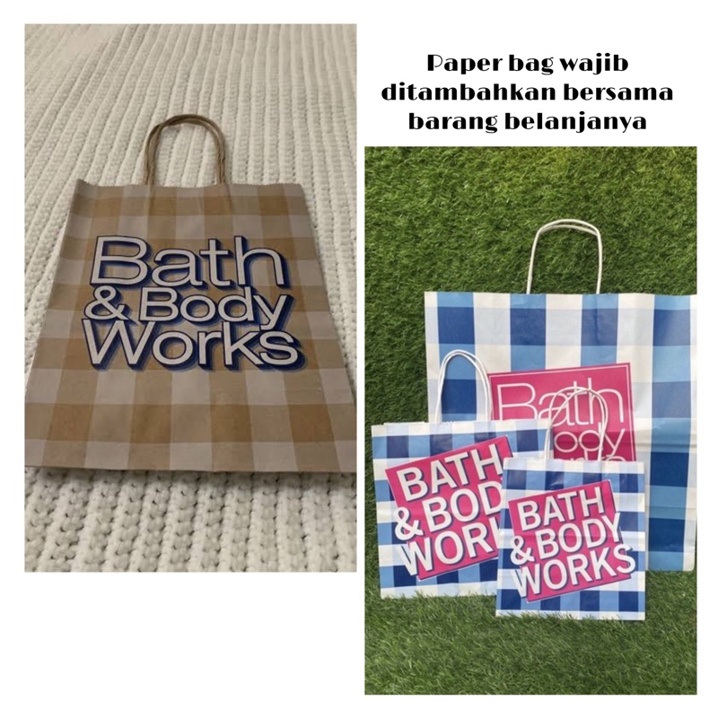 

PAPERBAG BATH AND BODY WORKS BBW SMALL MEDIUM BIG
