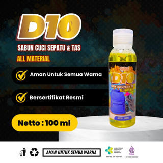 Shoes Cleaner Pembersih Sepatu Sabun Cuci  D10 / Cairan Pembersih Sepatu 100ml /Hot Promo Murah