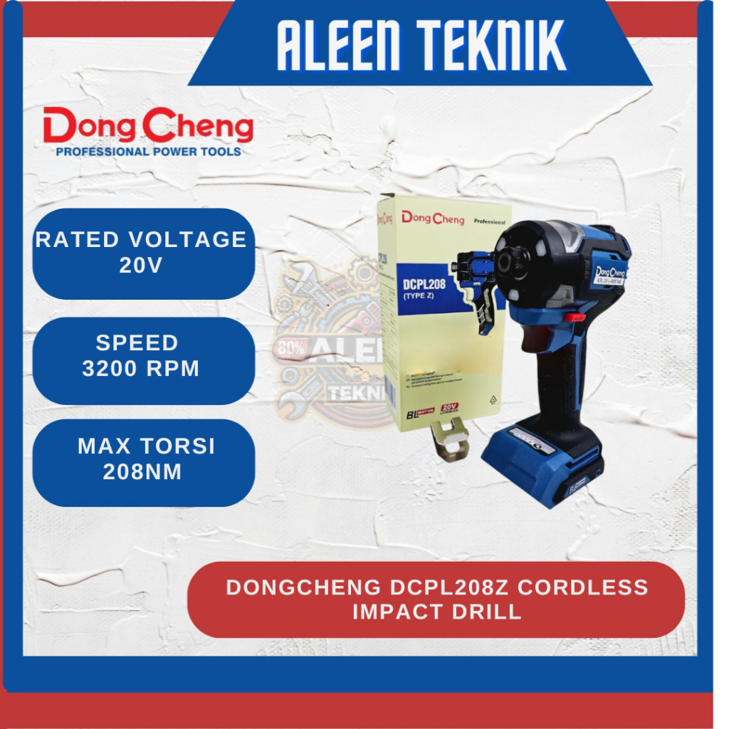 Dongcheng DCPL208Z Bor Obeng Cordless Impact Drill DCPL208 DongCheng DCPL208Z Cordless Impact Drill