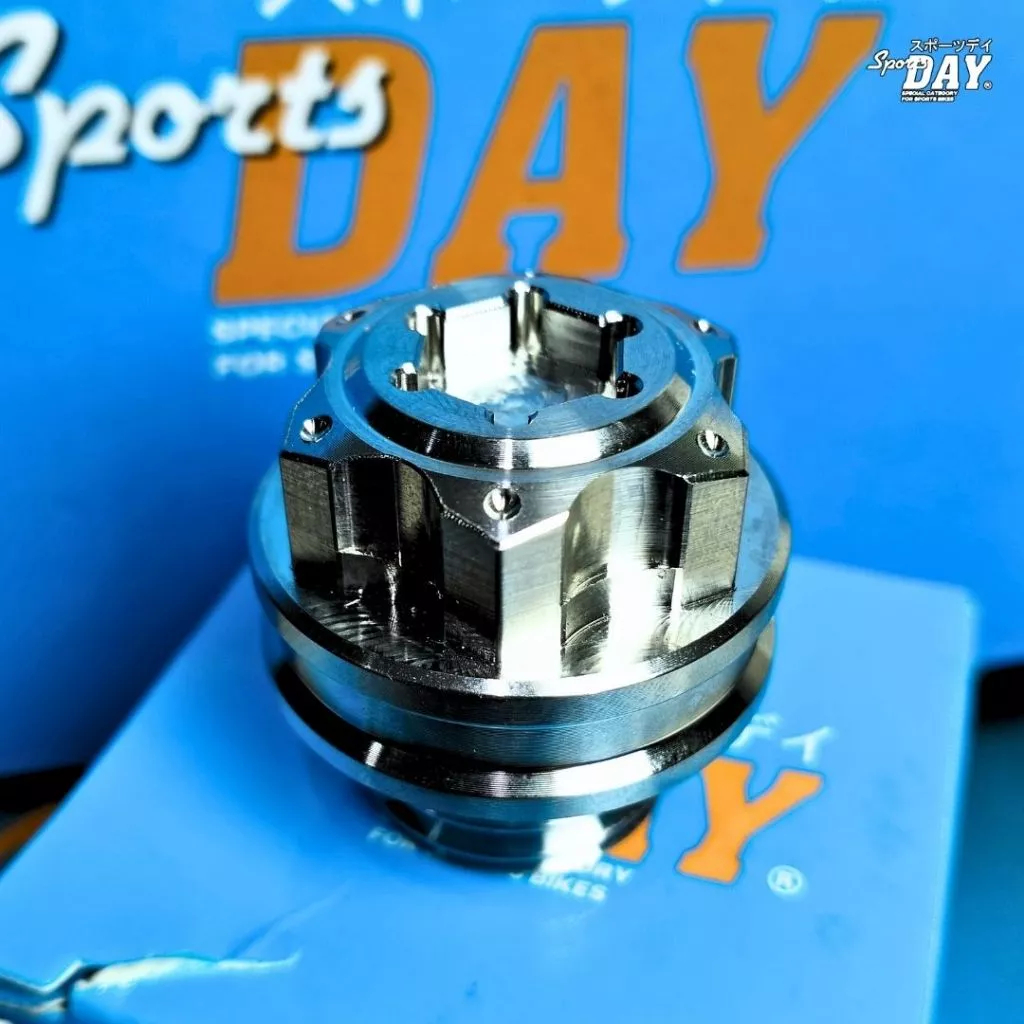 BAUT TUTUP OLI MESIN STAINLESS CB GL TIGER JUPITER VEGA FIZR BAUT TUTUP OLI SPORTS DAY