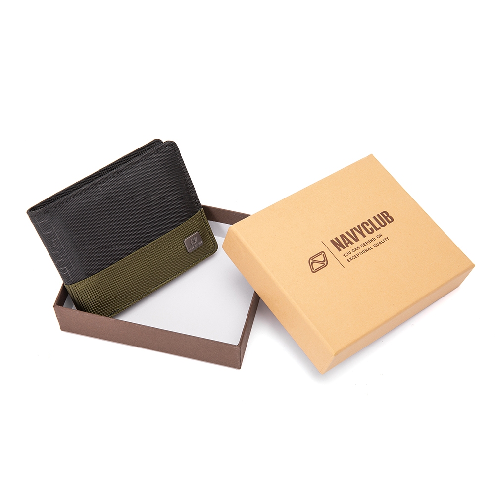 Navy Club Bryon Dompet Pria Kasual - Dompet Lipat Free Box Exclusive