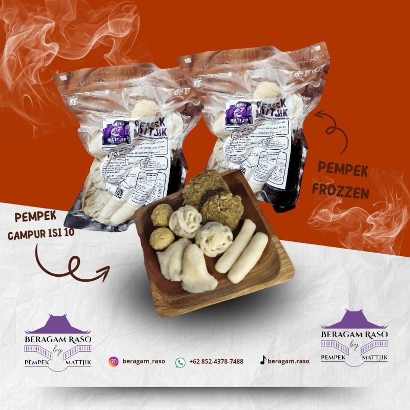 

Pempek Campur Premium isi 10