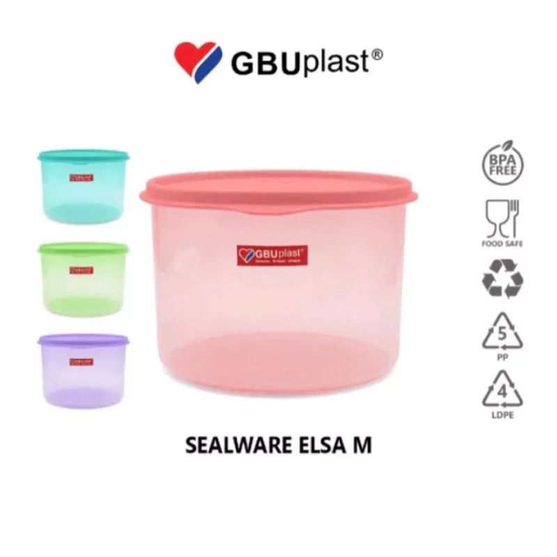 TOPLES PLASTIK BULAT UKURAN S,M,L,XL, / SEALWARE ELSA GBU