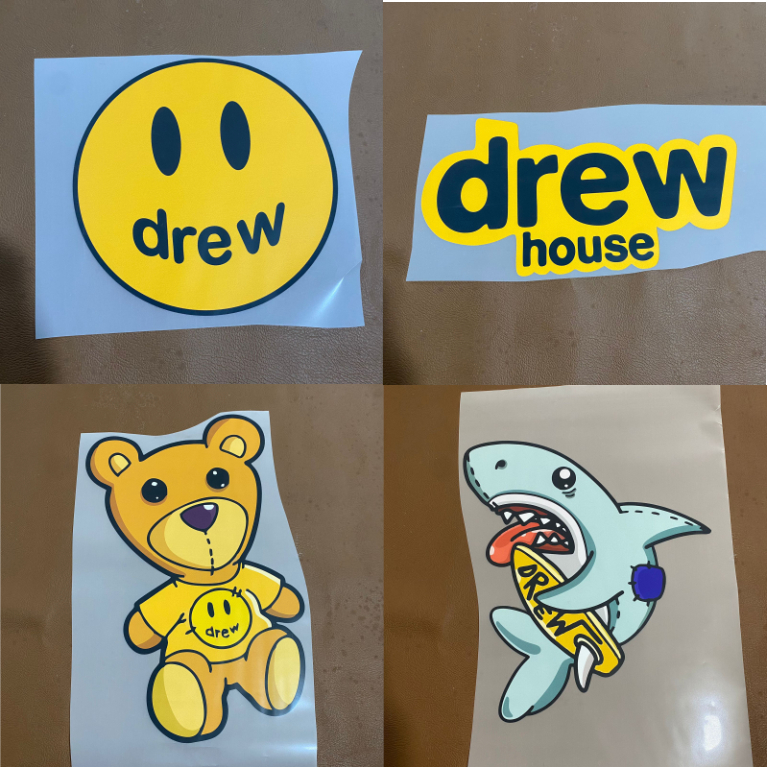 Gambar DREW DTF Jasa Print Gambar Sticker Sablon Setrika Press DTF Print Gambar Keren