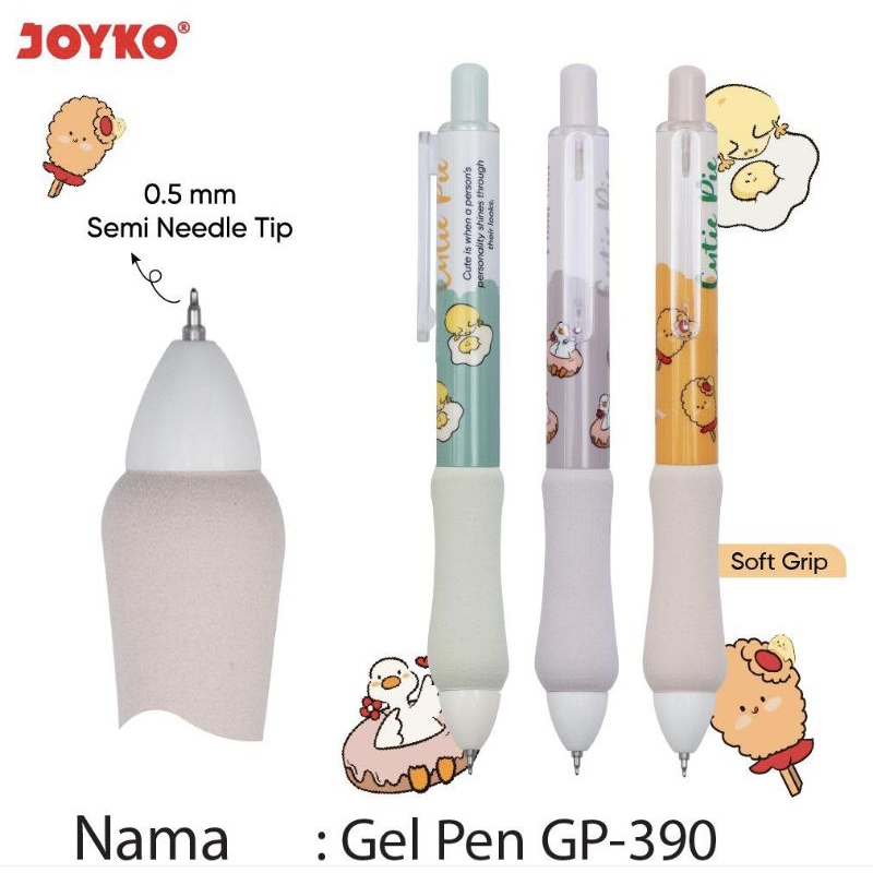 

Pulpen Gel Joyko 0,5mm GP-390 (1pcs/buah)